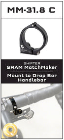 Wolf Tooth ShiftMount Drop Bar Clamp - Match Maker 31.8mm