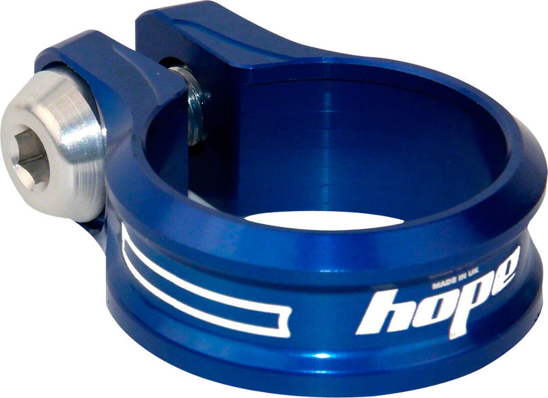 Hope Bolt Seat Clamp 31.8mm Blue