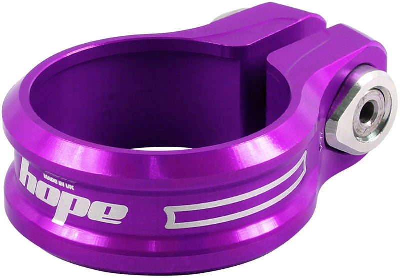 Hope Seat Seatpost Clamp - 36.4mm Purple