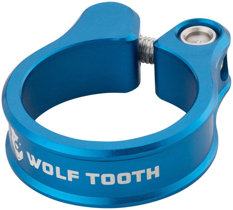 Wolf Tooth Seatpost Clamp - 28.6mm Blue