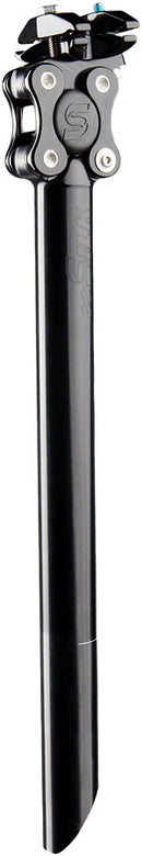 Cane Creek eeSilk Suspension Seatpost - Alloy 27.2 x 375mm 20mm Travel Black