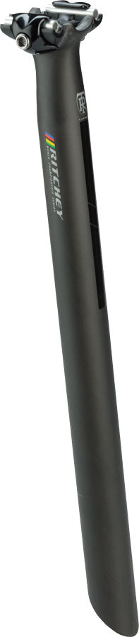 Ritchey WCS Carbon 1-Bolt Seatpost: 31.6 400mm 0 Offset Black