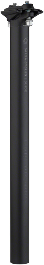 Salsa Guide Seatpost 27.2 x 400mm 0mm Offset Black