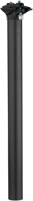 Salsa Guide Carbon Seatpost 31.6 x 400mm 0mm Offset Black