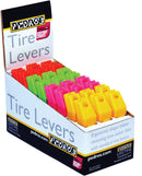 Pedro's Tire Levers 24x2 Pack 4 Color Tire Lever Counter Display Red Pink Green YLW