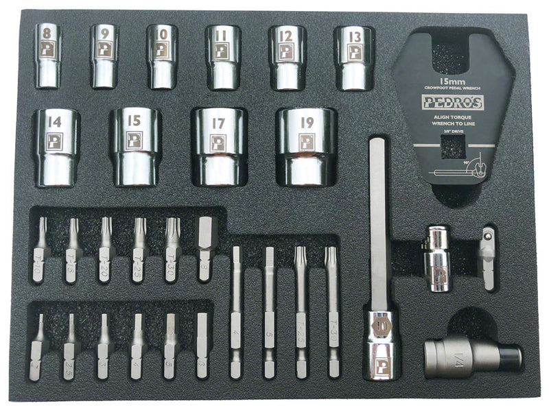 Pedros Pro Bit and Socket Set - 31 piece