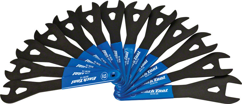 Park Tool SCW-SET.3 Cone Wrench Set 13-24 26 and 28mm Blue/Silver