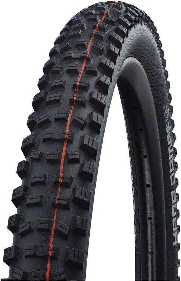 Schwalbe Hans Dampf Tire - 27.5 x 2.6 Tubeless Folding BLK Evolution Super Gravity Addix Soft