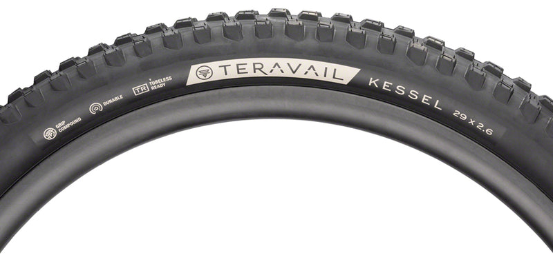 Teravail Kessel Tire - 29 x 2.6 Tubeless Folding Black Durable