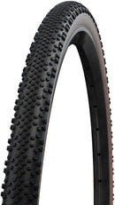 Schwalbe G-One Bite Tire - 700 x 38 Tubeless Folding BLK/Bronze Performance Line Race Guard Addix