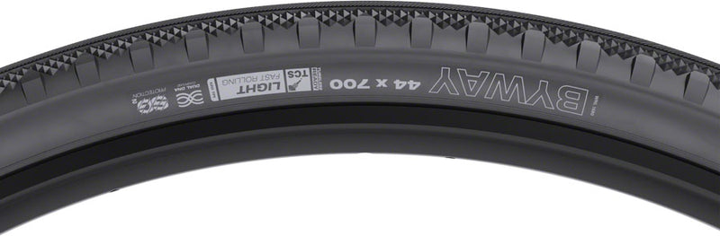 WTB Byway Tire - 700 x 44 TCS Tubeless Folding Black Light/Fast Rolling SG2