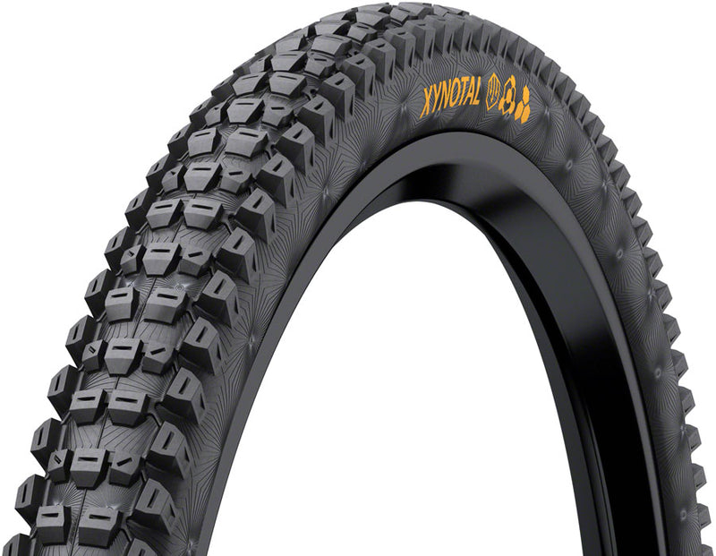 Continental Xynotal Tire - 27.5 x 2.40 Tubeless Folding BLK Super Soft Downhill Casing E25