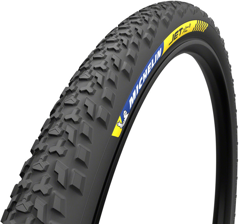 Michelin Jet XC2 Tire - 29 x 2.25 Tubeless Folding BLK Racing Line GUM-X Cross Shield E-Bike