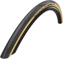 Schwalbe One Tire - 700 x 25 Tubeless Folding BLK/Tan Performance Line Addix