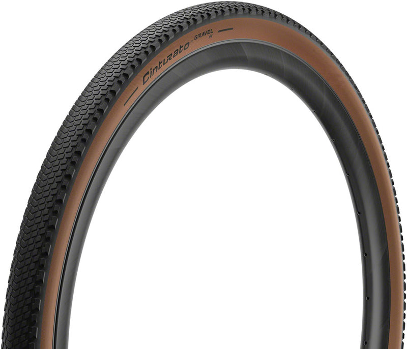 Pirelli Cinturato Gravel H Tire - 700 x 35 Tubeless Folding Classic Tan