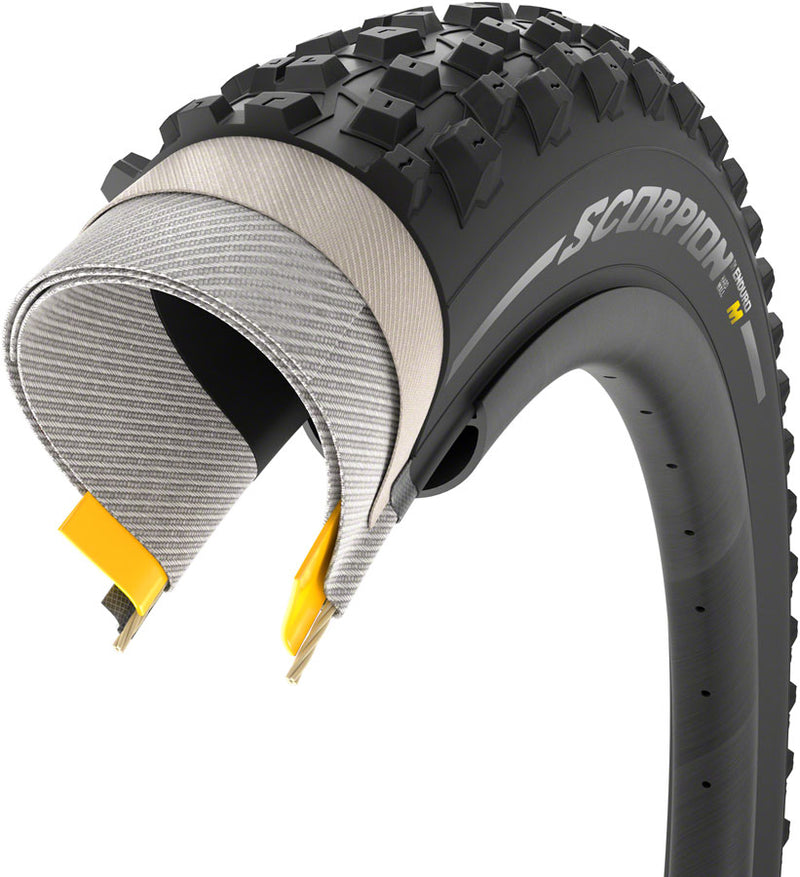 Pirelli Scorpion Enduro M Tire - 29 x 2.6 Tubeless Folding BLK ProWall SmartGrip Gravity