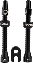CushCore Tubeless Presta Valve Set - 55mm Black