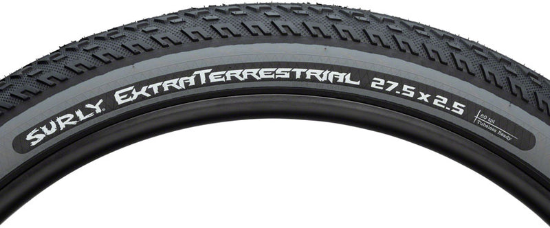 Surly ExtraTerrestrial Tire - 27.5 x 2.5 Tubeless Folding Black/Slate 60tpi