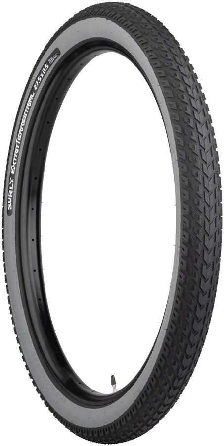 Surly ExtraTerrestrial Tire - 27.5 x 2.5 Tubeless Folding Black/Slate 60tpi