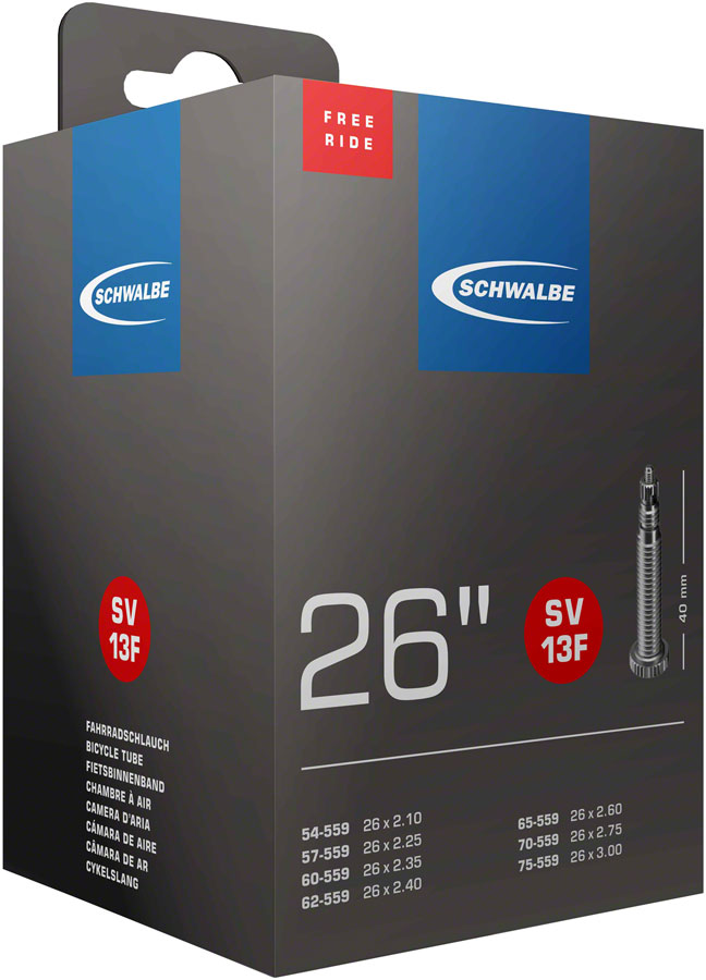 Schwalbe Standard Tube - 26 x 2.10 - 3 40mm Presta Valve
