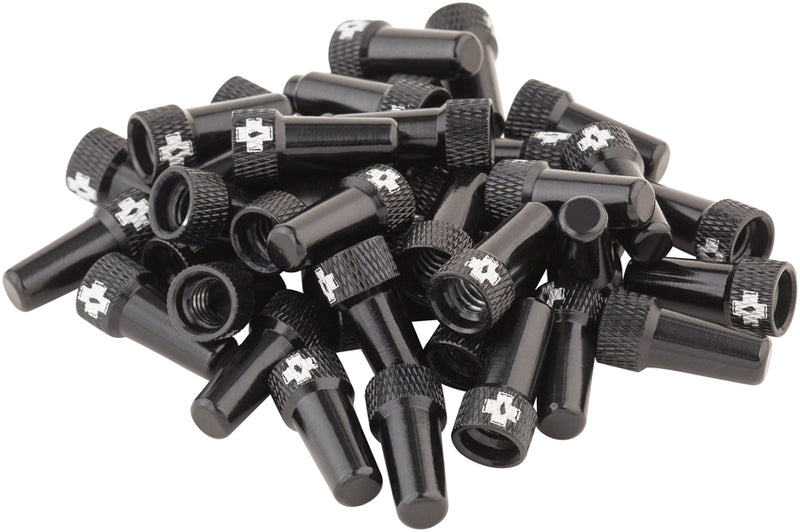 Muc-Off Tubeless Valve Box Refill -  Black Cap Pack of 40