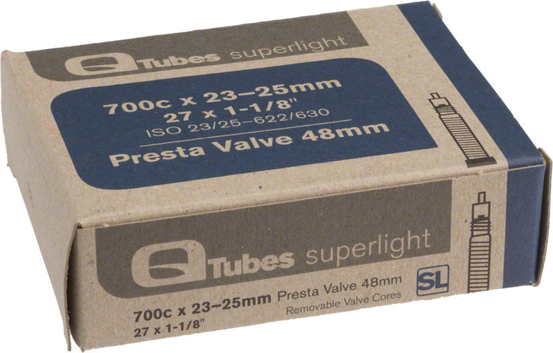 Teravail Superlight Tube - 700 x 20 - 28mm 48mm Presta Tube Valve