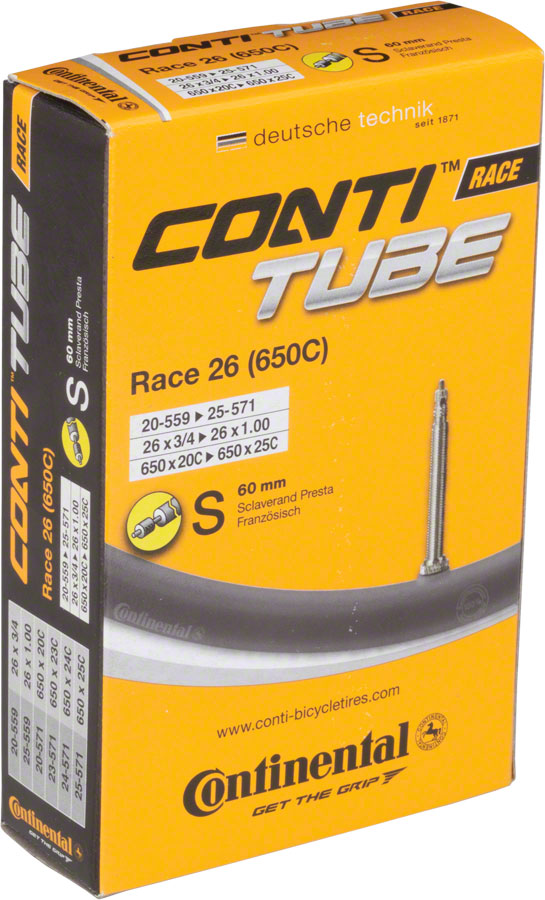 Continental Tube - 650 x 20 - 25mm 60mm Presta Valve