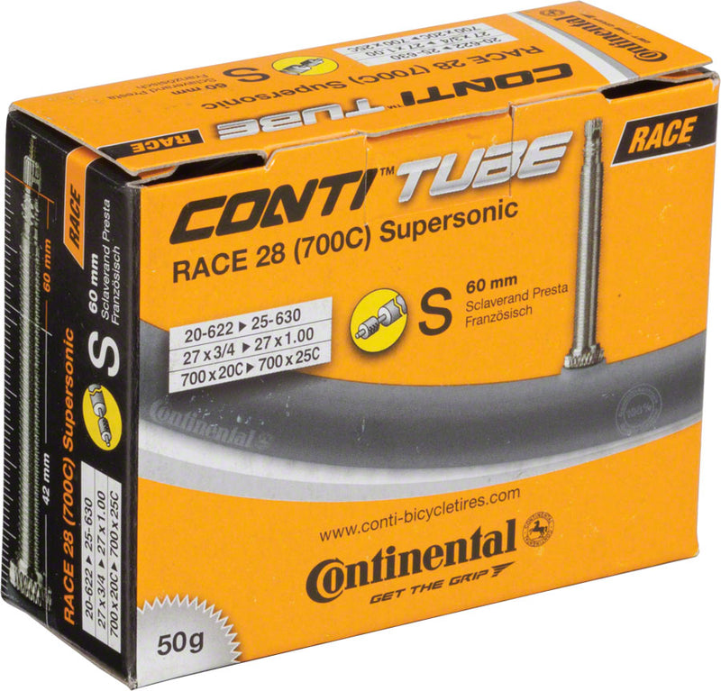 Continental Supersonic Tube - 700 x 20 - 25mm 60mm Presta Valve