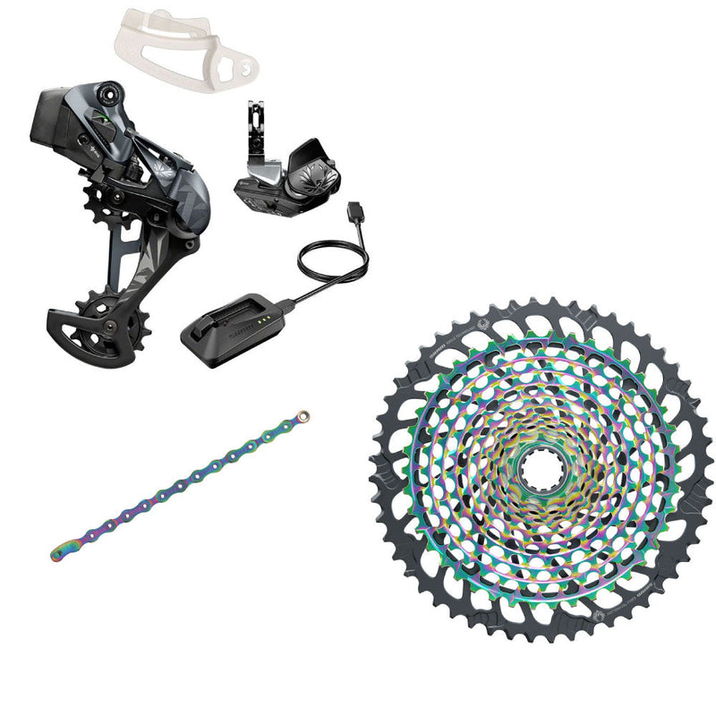 SRAM XX1 EAGLE AXS UPGRADE KIT WITH RAINBOW CASSETTE & CHAIN