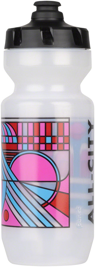 All-City Parthenon Party Purist Water Bottle - Pink Red Blue Black 22oz
