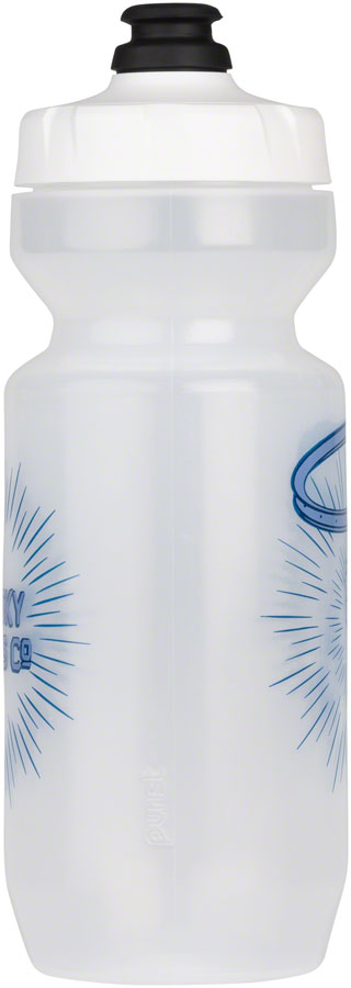 Whisky Revere the Ride Purist Water Bottle - Clear/White 22oz