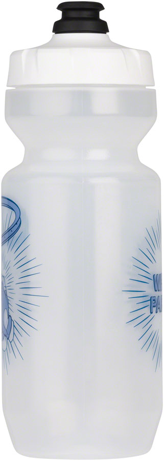 Whisky Revere the Ride Purist Water Bottle - Clear/White 22oz