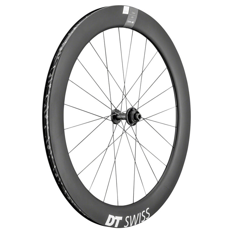 DT Swiss ARC1400 DiCut Front Wheel - 62mm 700c 12 x 100mm Centerlock Black