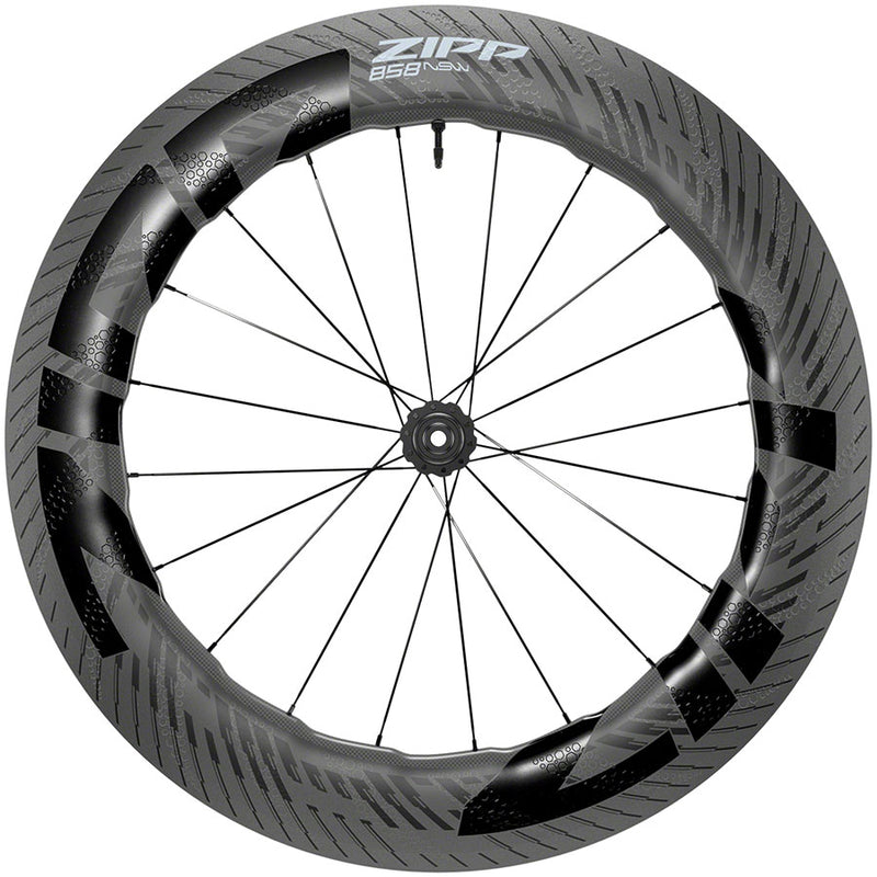 Zipp 858 NSW Front Wheel - 700 12 x 100mm Center-Lock Tubeless Carbon C1