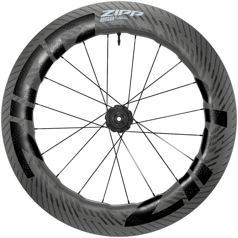Zipp 858 NSW Rear Wheel - 700 12 x 142mm Center-Lock XDR Tubeless Carbon C1