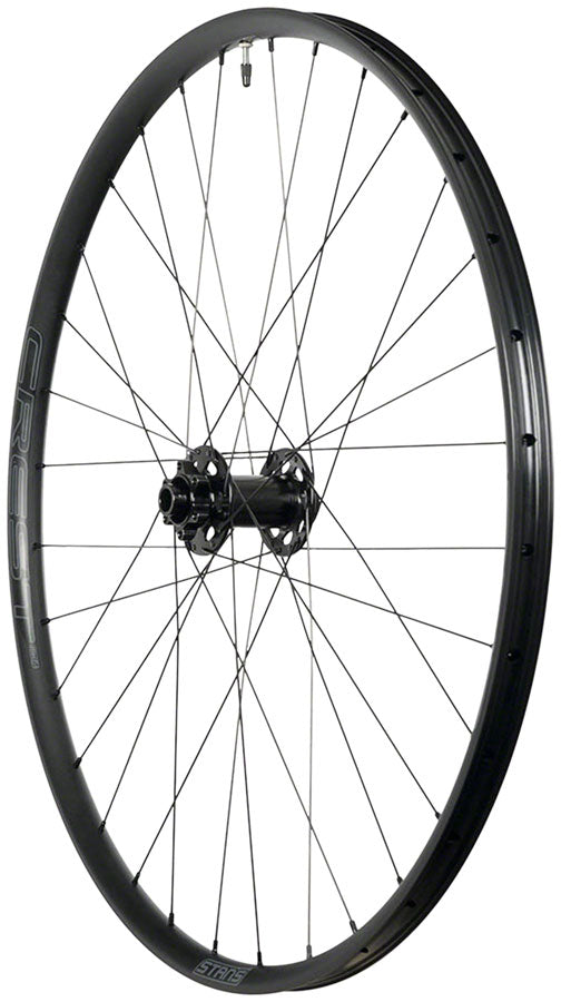 Stan's NoTubes Crest MK4 Front Wheel - 27.5 12 x 100mm 6-Bolt Black
