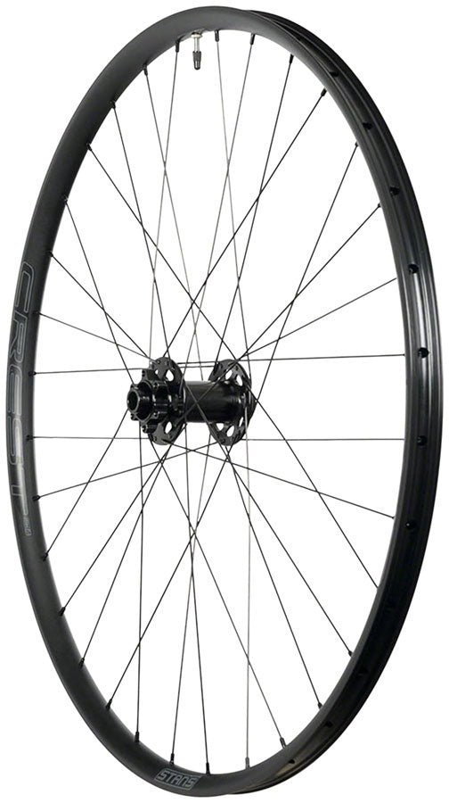 Stan's NoTubes Crest MK4 Front Wheel - 27.5 15 x 110mm 6-Bolt Black