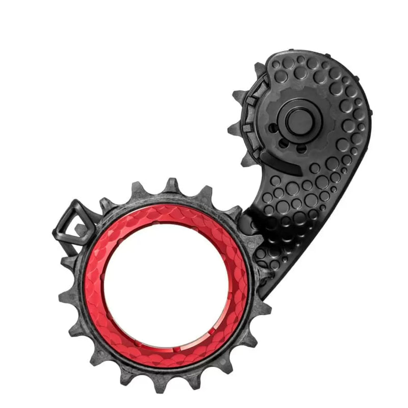 Absolute Black Carbon-Ceramic Hollow Cage Shimano - Red