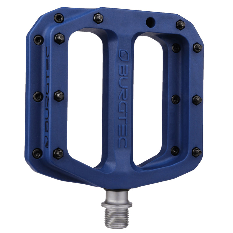 Burgtec MK4 Composite Flat Pedals - Deep Blue