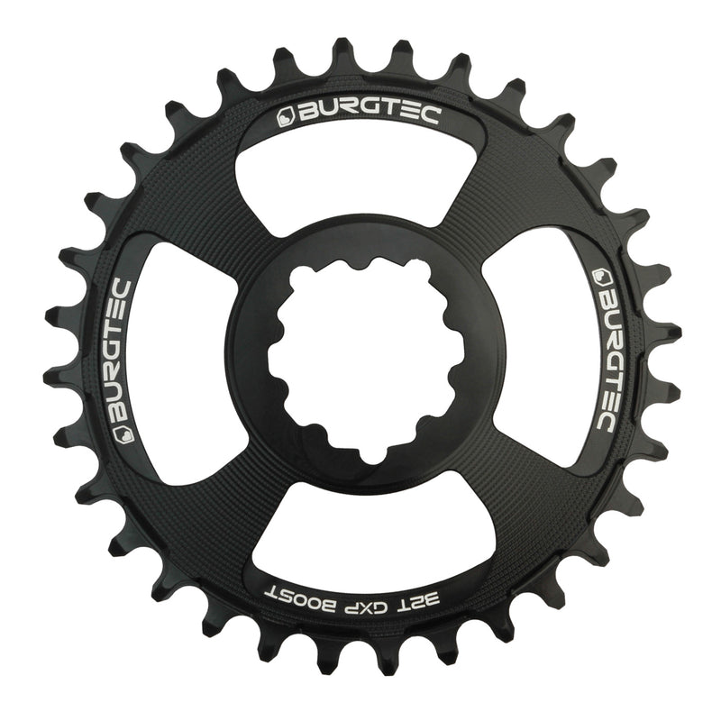 Burgtec GXP Boost 3mm Offset Thick Thin chainring 34T - Black