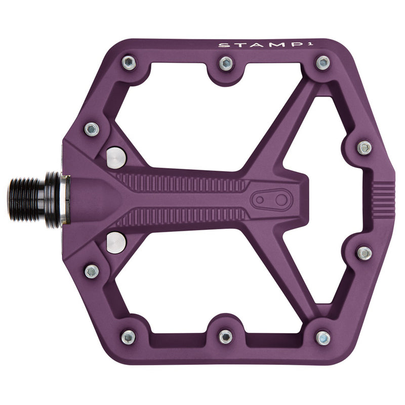 Crankbrothers Stamp 1 Gen 2 Small Platform Pedals Plum Purple