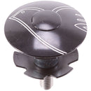 Cinelli Top Cap Kit Columbus 1-1/8" Alloy Steerers Black