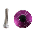 Cinelli Top Cap Kit Cinelli 1-1/8" Alloy Steerers Purple