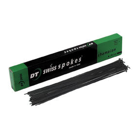 DT Swiss Champion 13g Spoke Black 272mm 20/Count