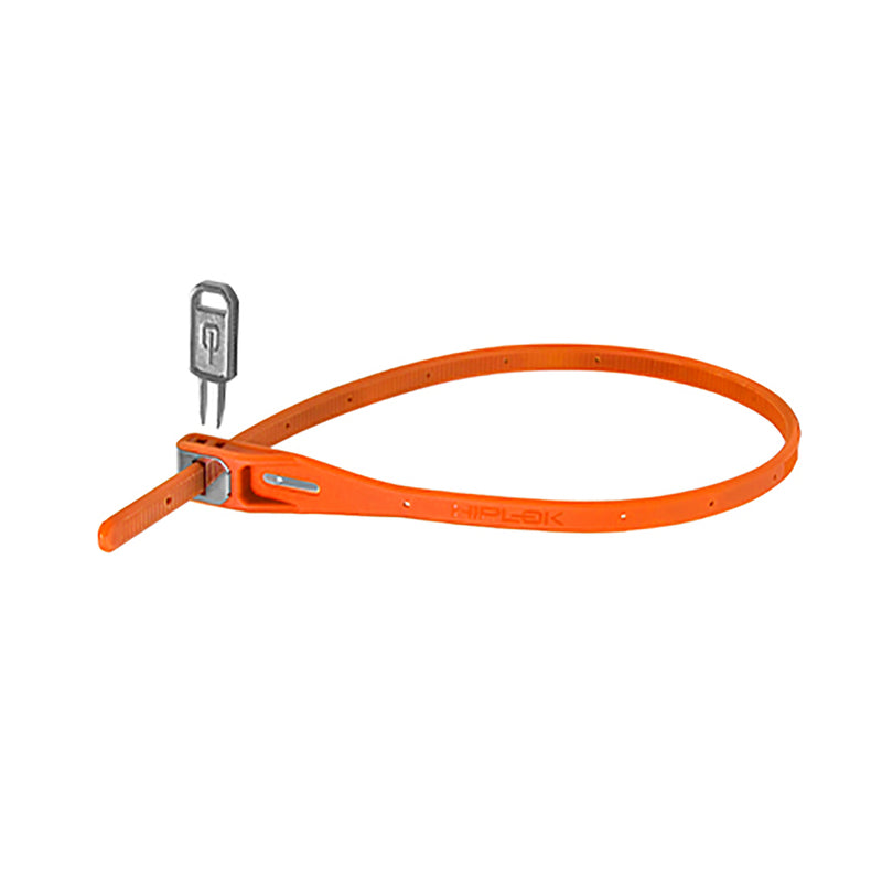 Hiplok Z Lok Single Zip Key Lock Orange