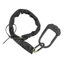 Hiplok E-DX Chain and U-Lock w/ Z Lok Black