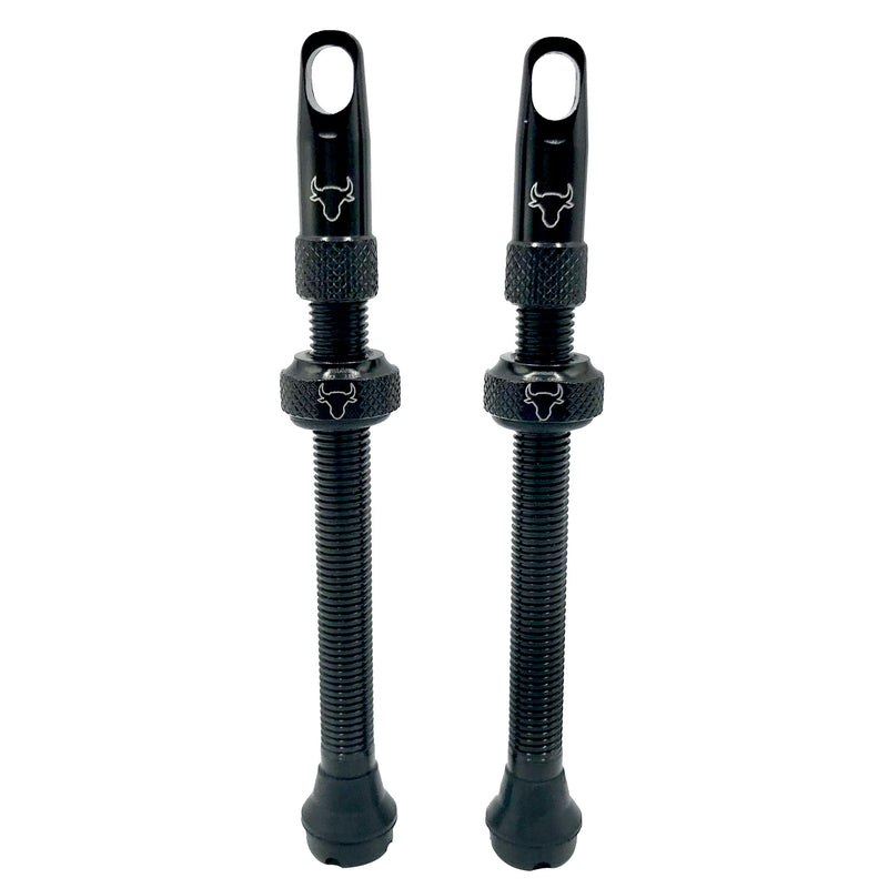 Hold Fast Cycling Tubeless Valve Stem 65mm (Pair) - Black