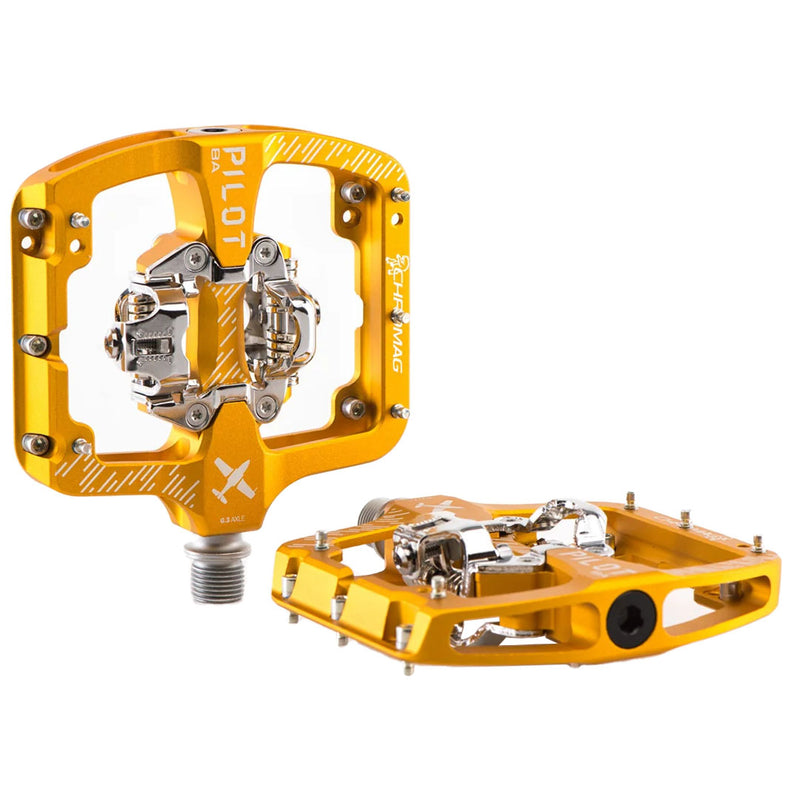 Chromag Pilot BA SPD Pedals Gold