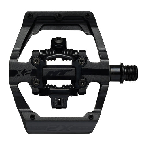HT Pedals X2 Clipless Platform Pedals CrMo - Stealth Black