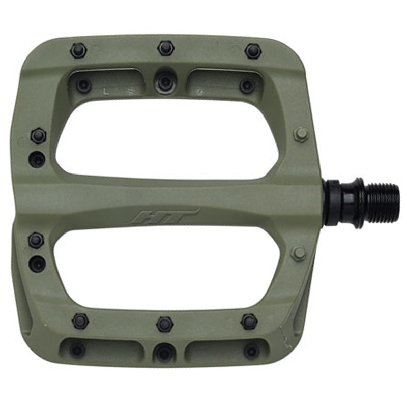 HT Pedals PA03A Platform Pedals CrMo - Olive